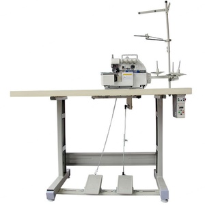 Machine à coudre électronique informatisée à point noué, 3/4/5 fils, à lit plat, avec pied marcheur, haute vitesse, mini surjeteuse, pour usage domestique - Product Image 1