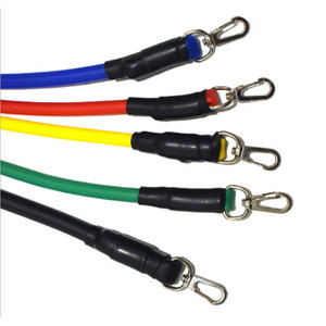 Set di Bande di Resistenza Ecologiche in TPE <span class=keywords><strong>per</strong></span> Allenamento, Attrezzatura Sportiva Personalizzabile con Logo OEM - Product Image 3