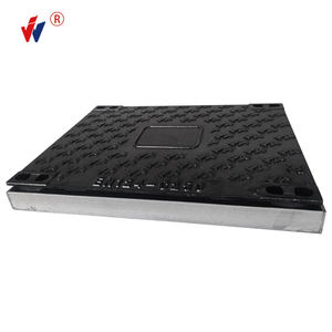 EN124 힌지 잠금 및 맞춤형 커버 가능 도로 시설용 통신 연성 철 맨홀 커버 - Product Image 4