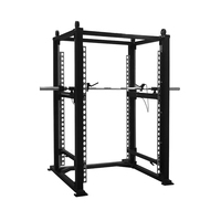 Entrenador deportivo comercial de servicio pesado Cable Crossover Squat Rack Placa multifuncional cargada Smith Machine para brazo pecho