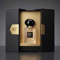 Flacon de parfum rectangulaire en verre de luxe avec boîte 30ml 50ml 100ml Emballage cosmétique de luxe Logo personnalisé OEM ODM Fournisseur en gros