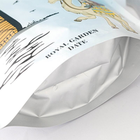 Sacs de conservation réutilisables en aluminium et PE avec fermeture éclair Haodong pour viande congelée, poulet et aliments surgelés