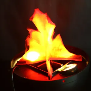 मंच आग लैंप लंबे रेशमी लाल रिबन Simulative आग की लौ प्रकाश कृत्रिम लौ झटका प्रकाश क्लब पार्टी सहारा