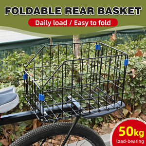 Nouveau <span class=keywords><strong>porte</strong></span>-bagages de vélo à dégagement rapide <span class=keywords><strong>porte</strong></span>-bagages arrière de vélo de cargaison installer des outils vélo de montagne grande capacité étagère panier - Product Image 3