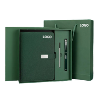 Coffret Cadeau d'Affaires Personnalisé en Cuir PU Carnet de Journal Logo Tasse Thermos Stylo avec Boîte Cadeau