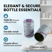 Capsules en aluminium ROPP de qualité alimentaire, durables, avec revêtement PE pour bouteilles de vin, whisky et vodka