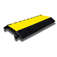 Protector de Cables para Exteriores, Reductor de Velocidad, Protector de Cables de PVC de 3 Canales, Protector de Cables de Goma