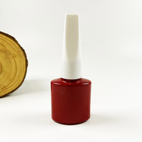 Flacon de vernis à ongles en verre de luxe de 7 ml avec bouchon et pinceau pour vernis à ongles en gel UV