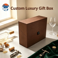 Boîte de parfum vide de luxe avec logo personnalisé, emballage cadeau en papier recyclé, design artistique