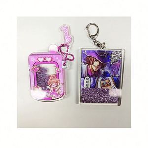 Custom LOGO Printed Acrylic Charms Free Sample Clear Plastic Cartoon <b>Anime</b> <b>Keychain</b> Make Own Clear Epoxy Resin - Product Image 1