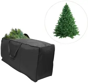 반짝임 긴 패킹 부대 정원 가구 방석 저장 부대 최고 큰 폴리에스테 크리스마스 나무 저장 부대