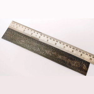 Billete de Acero de Damasco Hecho a Mano OEM, Billete de Acero de Damasco de 12 Pulgadas para Fabricación de Cuchillos, Aplicaciones OEM - Product Image 3