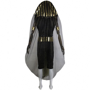 ชุดคอสตูมฟาโรห์อียิปต์ที่ดีที่สุด ชุดคลีโอพัตราสำหรับผู้หญิง ชุดฮาโลวีนสำหรับผู้ใหญ่ พร้อมเสื้อคลุม กางเกงเลกกิ้ง ชุดเดรส กางเกงขายาว และเสื้อท่อนบน - Product Image 6