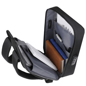 Mochila Moderna Antirrobo de Moda al por Mayor, Impermeable, con Carcasa Rígida de PVC, Cierre de Cremallera, Mochila Elegante de Poliéster para Portátil - Product Image 4