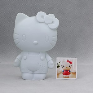Figura de Hello Kitty sin Pintar de Fábrica con Pinturas Acrílicas, Kits de Pintura para Niños, Manualidades, Muñeca de Vinilo Blanca, Juguete, Gato Fluido para Pintar DIY - Product Image 4