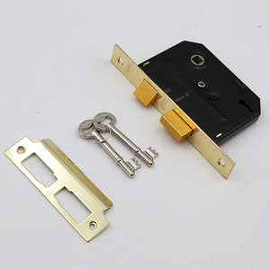 Oem ODM Châu Âu thời trang hiện đại Phong cách Trung Quốc Nhà Máy Giá 57 mm cửa nhỏ đòn bẩy xử lý Khóa cơ thể lockbody bạc đen - Product Image 2