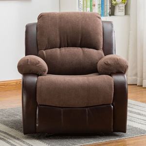 Silla reclinable de salón de belleza, sillón moderno de PU, color gris - Product Image 3