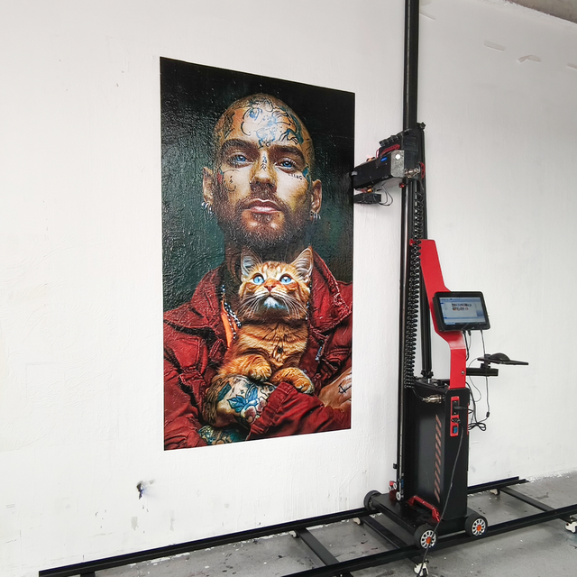 MK01 Wholesale Multipurpose High Resolution 3D Decorative Wall Inkjet Printer Wallpaper Printing Machine