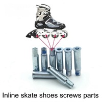 YSMLE vitesse patin CNC cadre essieux vis de roue boulon raccords en ligne/Quad patin à roulettes patins à roulettes électriques chaussures à roulettes