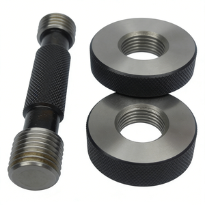 Прецизионные метрические калибры для резьбы <span class=keywords><strong>Go</strong></span>/<span class=keywords><strong>No</strong></span> <span class=keywords><strong>Go</strong></span> 0.01 GCr15, набор штепсельных и кольцевых калибров - Product Image 4