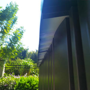 Abri de jardin en métal de grande capacité avec portes doubles larges et cadre galvanisé solide - Product Image 5