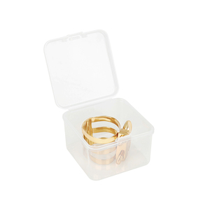 Boca de saxofón <span class=keywords><strong>alto</strong></span> de alta calidad, tres cañas caladas horizontales, Clip de caña de saxofón de <span class=keywords><strong>Metal</strong></span> dorado, <span class=keywords><strong>boquilla</strong></span> con caja - Product Image 3