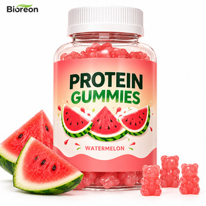 Gummies de protéines de lactosérum végétaliennes naturelles, supplément <span class=keywords><strong>alimentaire</strong></span> de qualité <span class=keywords><strong>alimentaire</strong></span> pour adultes, 60 unités, vente en gros, approvisionnement en vrac - Product Image 1