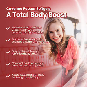 Capsules de piment de Cayenne à marque privée 3000mg avec curcuma et betterave pour booster le métabolisme – Vente en gros - Product Image 4