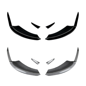 Alerones delanteros Amp-Z para Mercedes-Benz Clase A W177, textura de fibra de carbono, acabado mate, para A180 A200 A35 2023+ AMG - Product Image 3