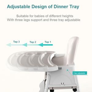 2020 Offre Spéciale 3 en 1 pliable Portable en plastique alimentation bébé chaise coussin Booster - Product Image 3