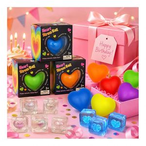 Promotional <b>LED</b> Flashing Heart Cube Squeeze Toy Luminous Squishy <b>Ball</b> Anti Stress Kids Adults Party Giveaway Supply - Product Image 6