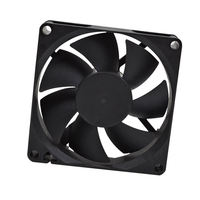 Ventilateurs axiaux industriels silencieux DC 8020 8CM 80x80x20mm 12V 24V 48V pour châssis de commutateur et instruments de test