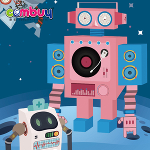 Kit de <span class=keywords><strong>pliage</strong></span> robot en papier, jouet pour enfant, artisanat 3d, à monter soi-même, 10 pièces - Product Image 4