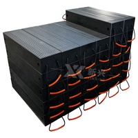 Coussinets de stabilisateur pour camion à flèche uhmwpe coussinets de nivellement de stabilisateur de grue
