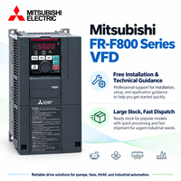 Mitsubishi FR-F800 VFD 0.75-315kW 200V 400V 3 Fasa Penggerak Frekuensi Variabel Inverter AC Industri untuk Kontrol Kecepatan Motor