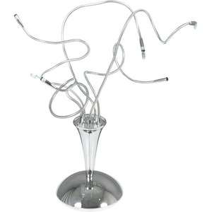 BENAHMED 5xG4 12V. Lámpara de escritorio cromada de 40cm - Product Image 1