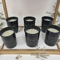 Bougies de cire de soja d'aromathérapie de maison de luxe 8 pièces ensemble cadeau de bougie d'arôme durable bocaux inclus