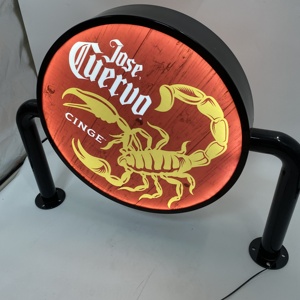 Offre Spéciale personnalisé LED extérieur banque numérique Pizza Burgar <span class=keywords><strong>Kebab</strong></span> magasin <span class=keywords><strong>enseigne</strong></span> publicitaire Led rond boîte à lumière - Product Image 6