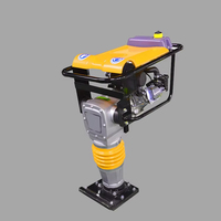 Nouvelle compactrice vibrante à moteur diesel/essence de 90 kg, haute efficacité pour le compactage du sol industriel