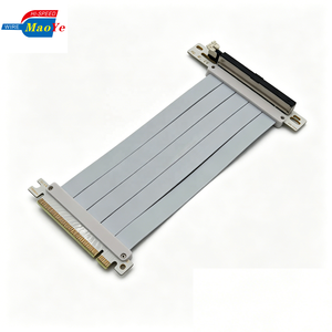 Câble d'extension PCIe 4.0 X16 Gen4 pour GPU, Riser pour RTX 4090 <span class=keywords><strong>RX</strong></span> 7900 <span class=keywords><strong>XT</strong></span>, montage vertical de GPU, pour PC de jeu, câble flexible - Product Image 2