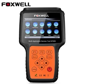 Foxwell Original NT650 E-lite Chuyên Nghiệp Máy Quét Xe ABS SRS Dầu Dịch Vụ Thiết Lập Lại OBD2 Ô Tô Công Cụ Chẩn Đoán