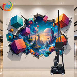 Impresora Hanjie Directa a la Pared, Máquina de Impresión Vertical 3D <span class=keywords><strong>para</strong></span> <span class=keywords><strong>Pintura</strong></span> Mural Personalizada - Product Image 1