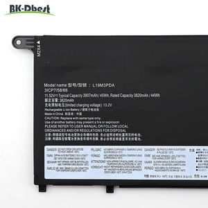 BK-Dbest Groothandel Echte Capaciteit 3970mAh 45Wh L19M3PDA <span class=keywords><strong>Laptop</strong></span> Batterij voor <span class=keywords><strong>Lenovo</strong></span> 14 15 Gen2 ARE ITL Serie 14 G2 ARE-20VF002VCA - Product Image 4