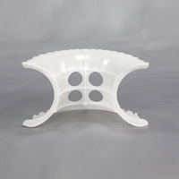 Anillo de silla Super Intalox de plástico CPVC PVC para empaquetado aleatorio en torres, para columna de destilación y depurador
