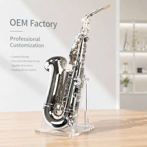<span class=keywords><strong>Saxophone</strong></span> E-Down MAS-100N, tonalité EB, nickelé, portable, <span class=keywords><strong>jazz</strong></span> - Product Image 1