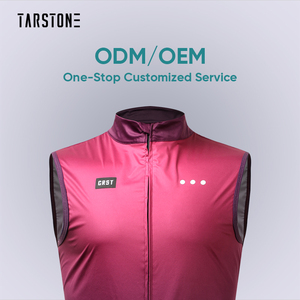 Chaleco de Ciclismo Personalizado, Cómodo, Transpirable, <span class=keywords><strong>Cortavientos</strong></span>, de Poliéster, Corte 3D, Absorbe la Humedad, Unisex, de Alto Rendimiento - Product Image 2