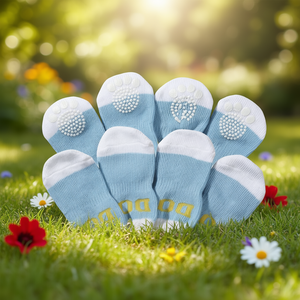 Calcetines Db para gatos pequeños, de algodón de verano, con suela de goma, diseño liso y bonito, estilo occidental - Product Image 2