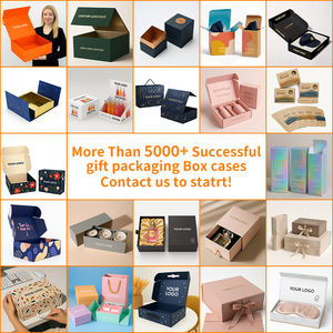Boîtes d'emballage écologiques personnalisées pour sérum visage <span class=keywords><strong>bio</strong></span>, kit de soins de la peau, boîtes pliables recyclables avec couvercle et base <span class=keywords><strong>en</strong></span> papier avec feuille d'aluminium pour cadeau - Product Image 6