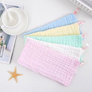 Ensemble de serviettes en coton absorbant carré à 6 couches en mousseline de coton pour bébé, serviette de bain, débarbouillette - Product Image 3