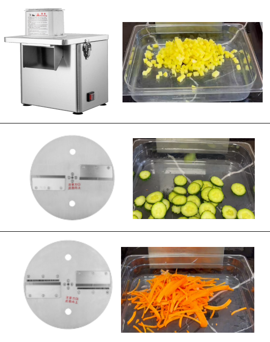 industrial vegetable cutting machine